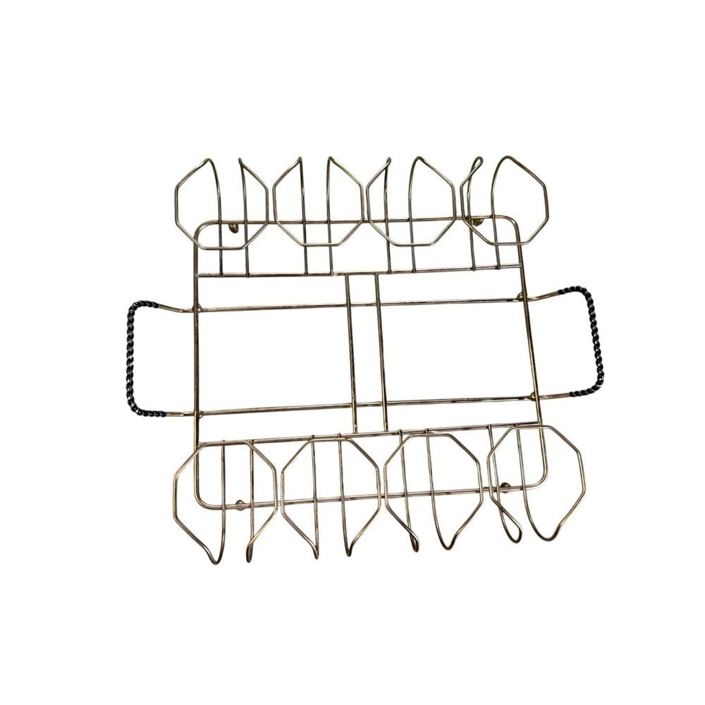 Vintage MCM Wire Drink Caddy - Mid Century Modern
